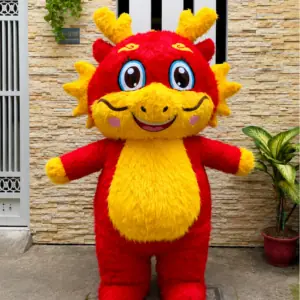 Mascot Rồng Đỏ Mẫu 2