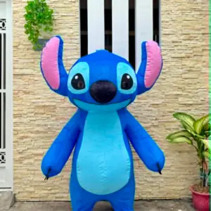Mascot Stitch Xanh