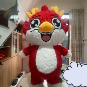 Mascot Rồng Đỏ Mẫu 3