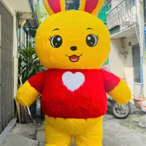 Mascot Thỏ Vàng