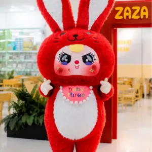 Cửa hàng 26 Mascot Baby Three Đỏ Tai Dỉnh