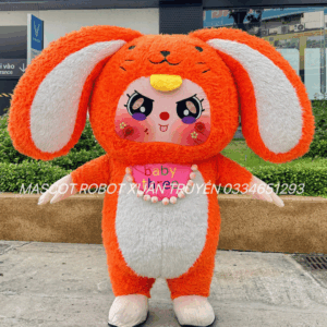 Mascot Hơi Baby Three Cam Cụp 2M