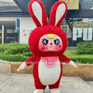 Mascot Hơi Baby Three Đỏ 2M